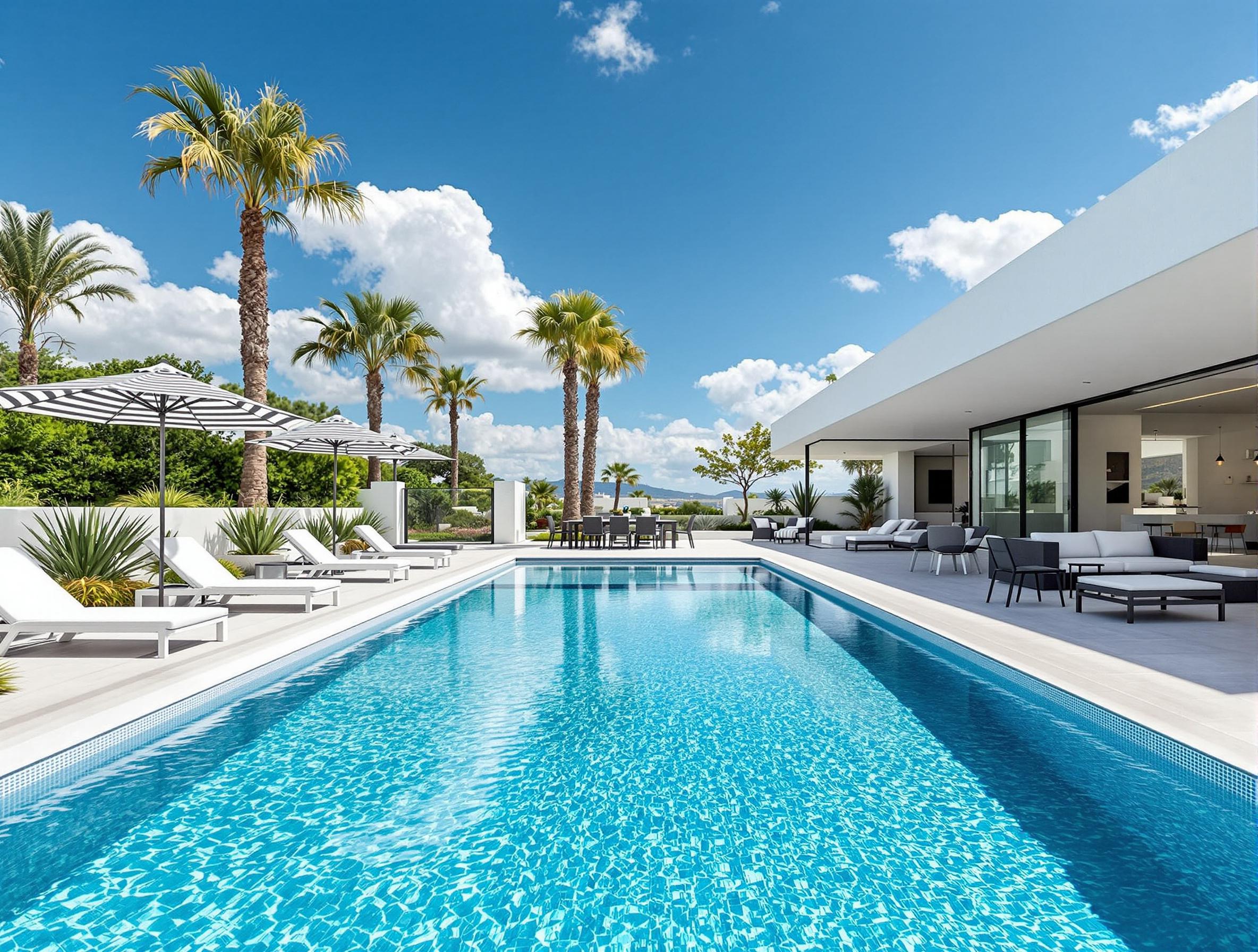 Projet piscine moderne